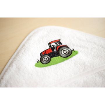 Kaputzenhandtuch mit Stickerei